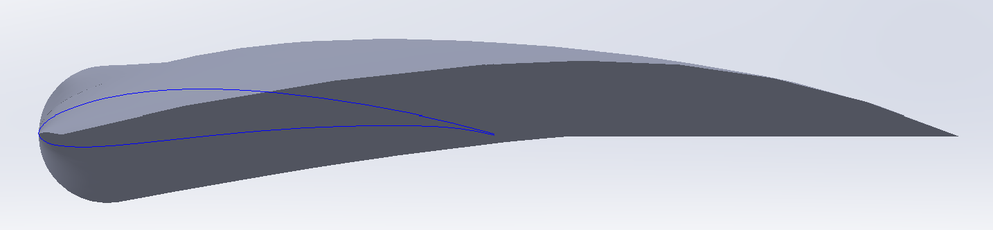 NACA 4412 — side profile