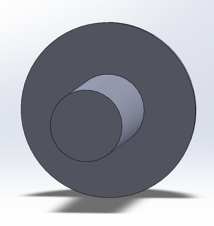 Hub — blade root bores