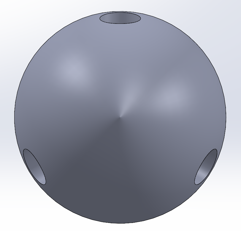 Hub — spherical body