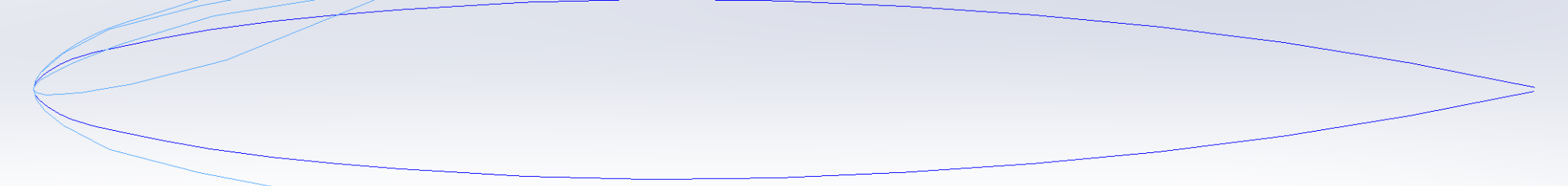 NACA 0012 sketch — plane placement